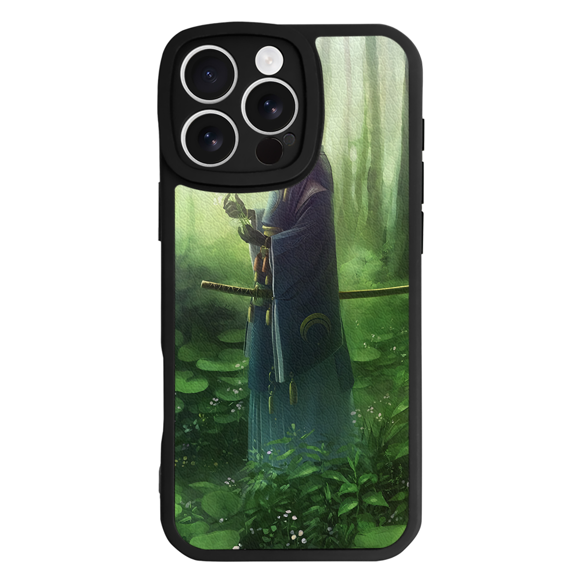 （画像用） 刀剣乱舞 Touken Ranbu 【iPhone 16シリーズ対応】シリコンスマホケース（レザー調） 材質：シリコン